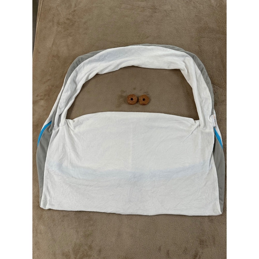 MedCline Reflux Relief System Replacement Cover White Grey Blue Zipper EUC